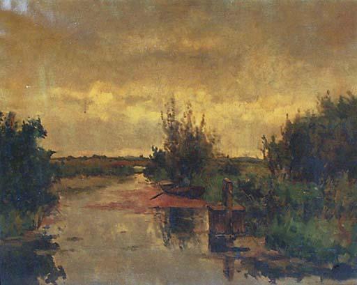 Victor Bauffe - Along the stream in summer