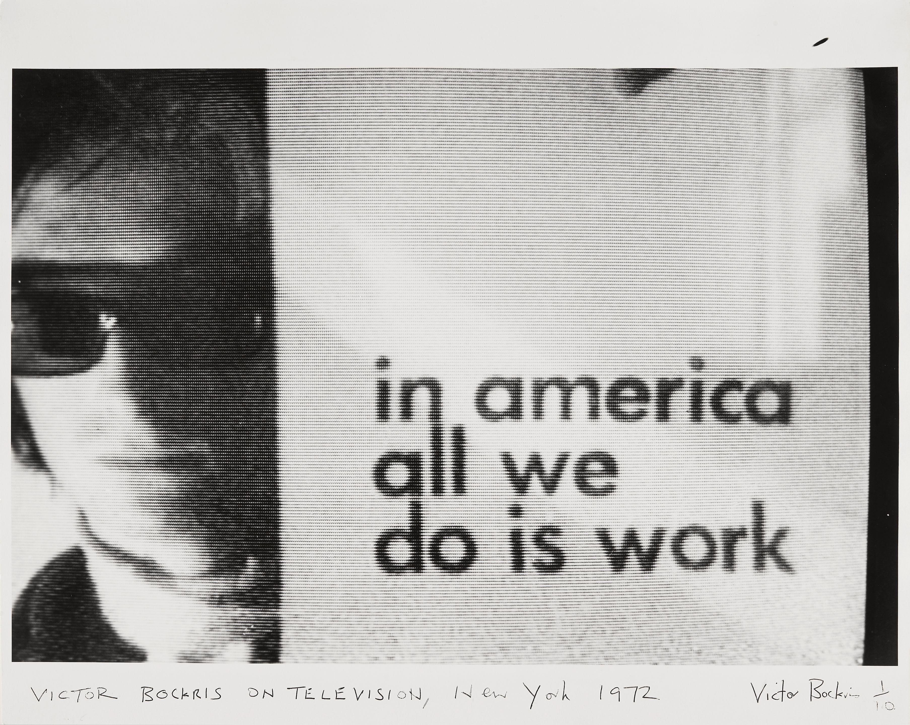 Victor Bockris - Victor Bockris on Television, New York