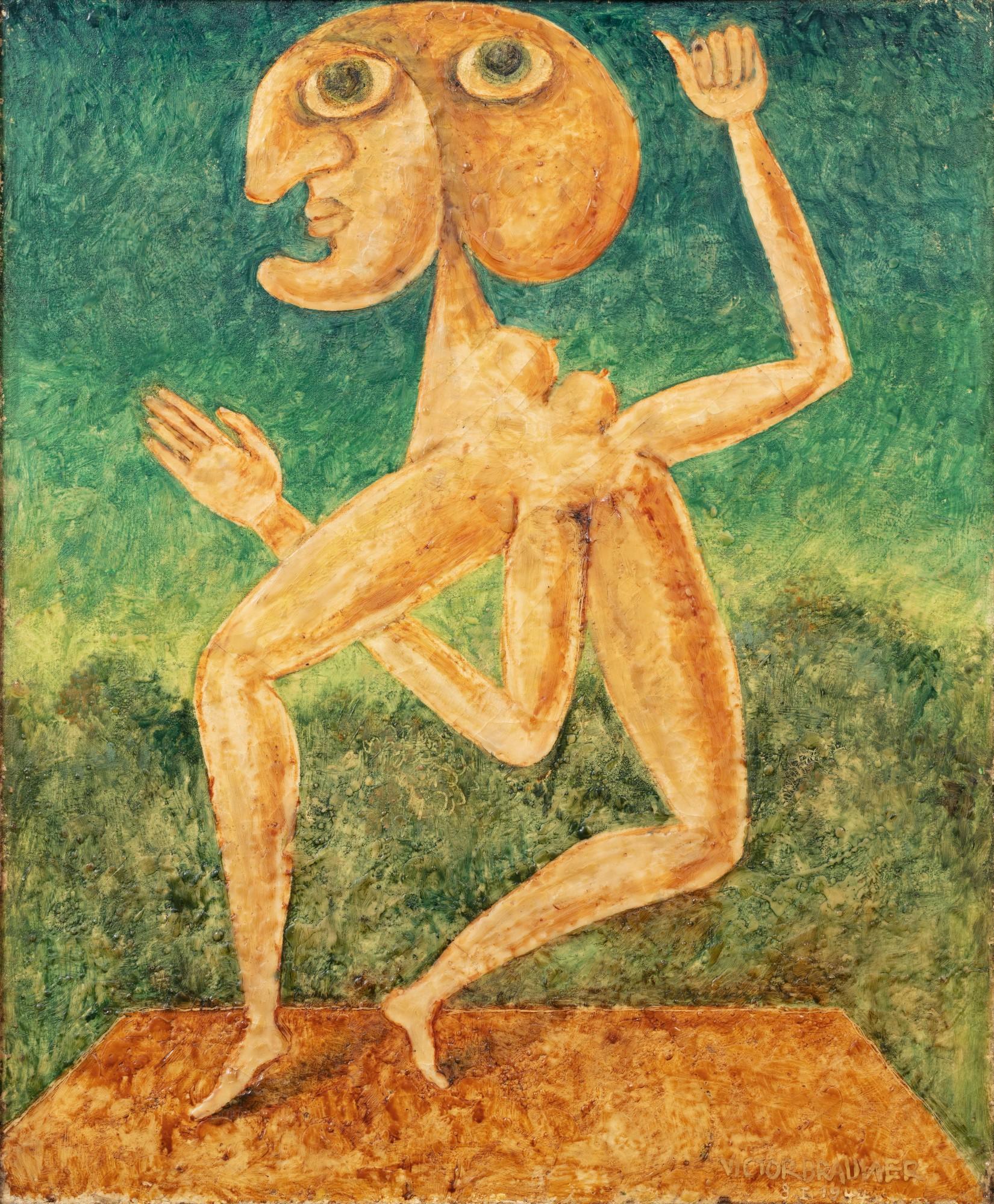 Victor Brauner - La Palladiste