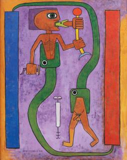 Victor Brauner - Le Codex du Poète, Mythologie du Poète, Première Naissance