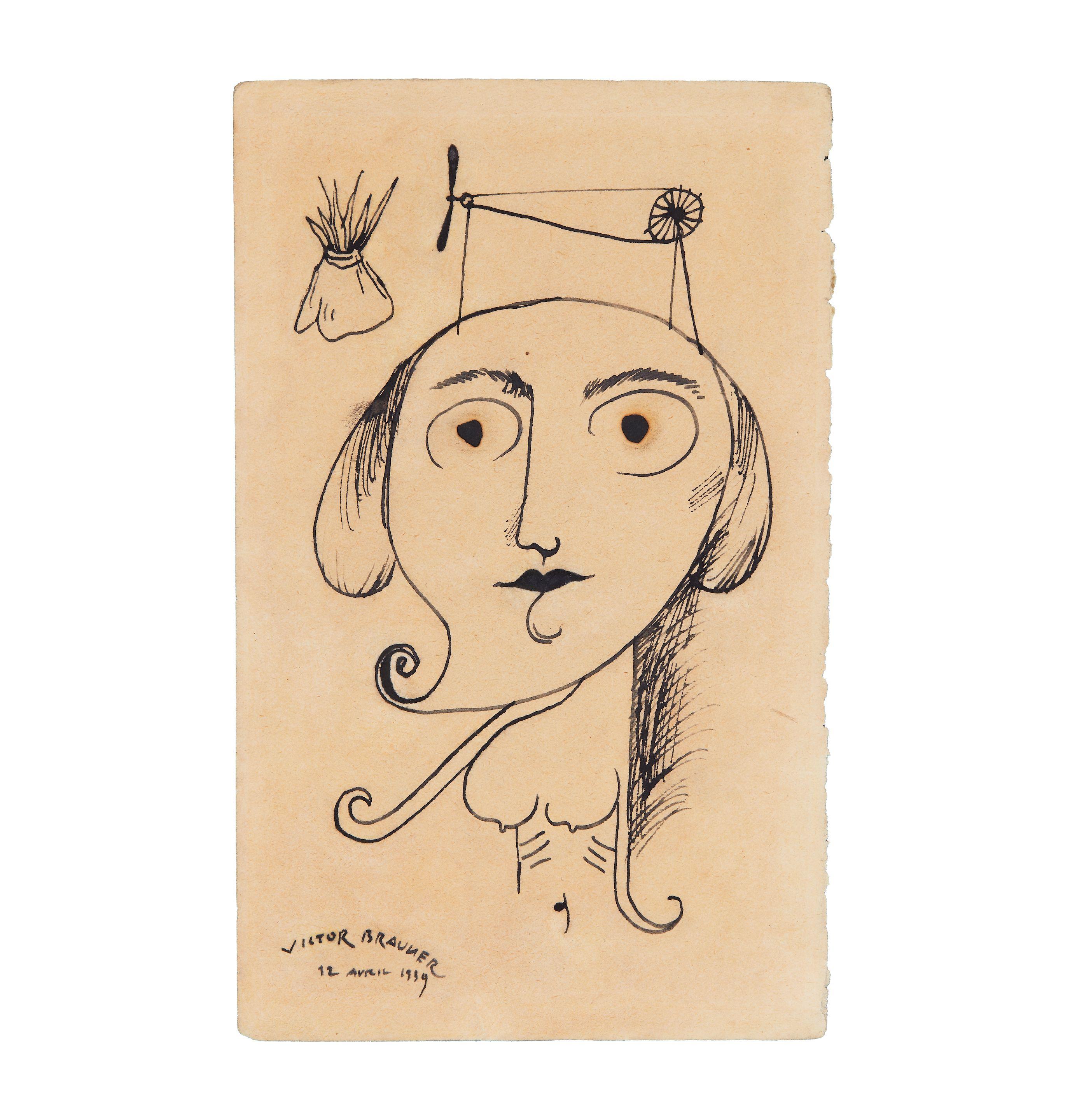 Victor Brauner - Nu féminin