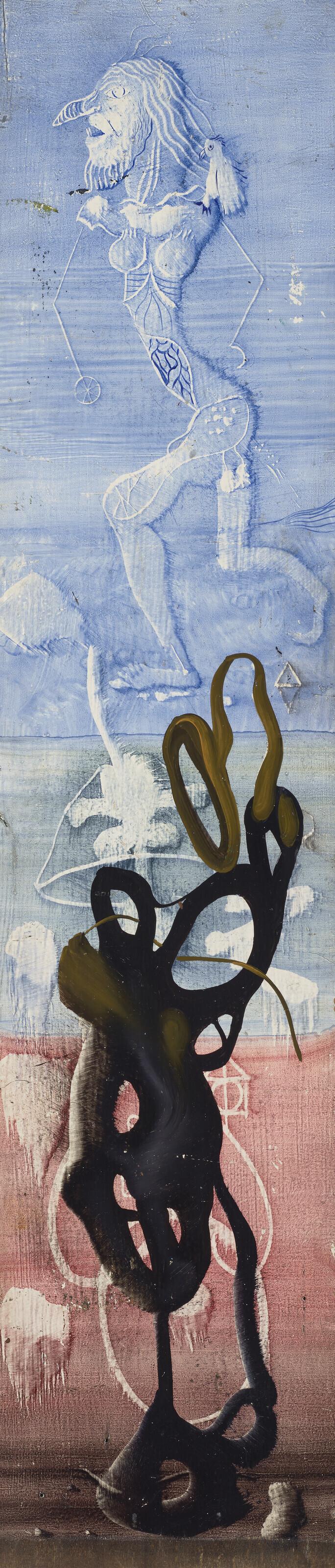 Victor Brauner - Personnage dans un paysage surréaliste