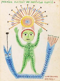 Victor Brauner - Premier portrait de Dominique Ramié