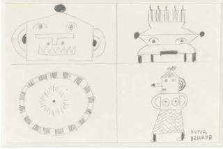 Victor Brauner - Quatre figures