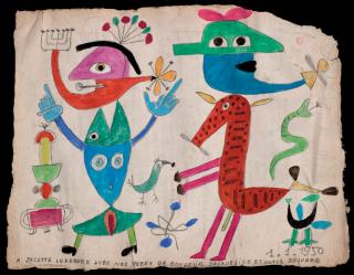 Victor Brauner - Sans titre (Personnages)