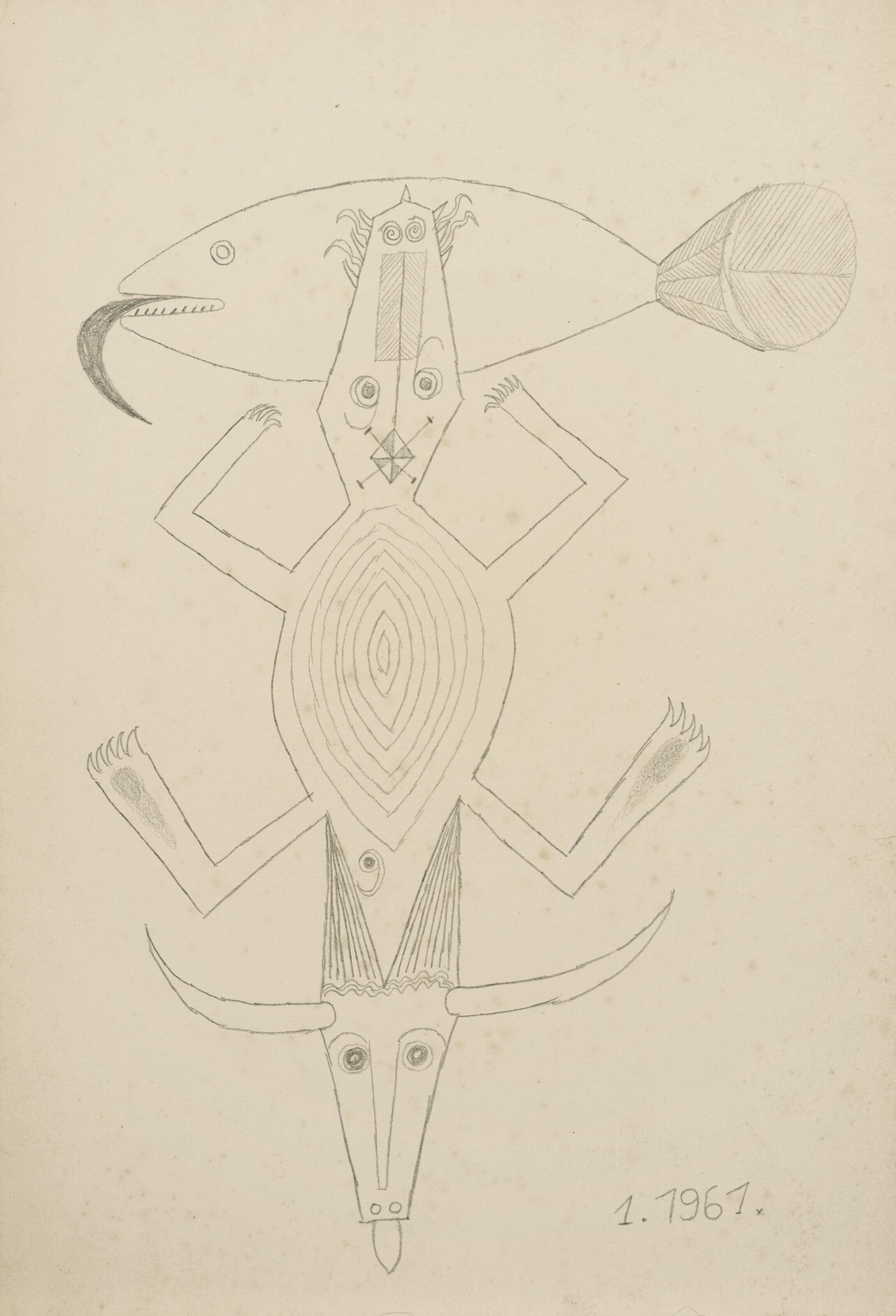 Victor Brauner - Sans titre