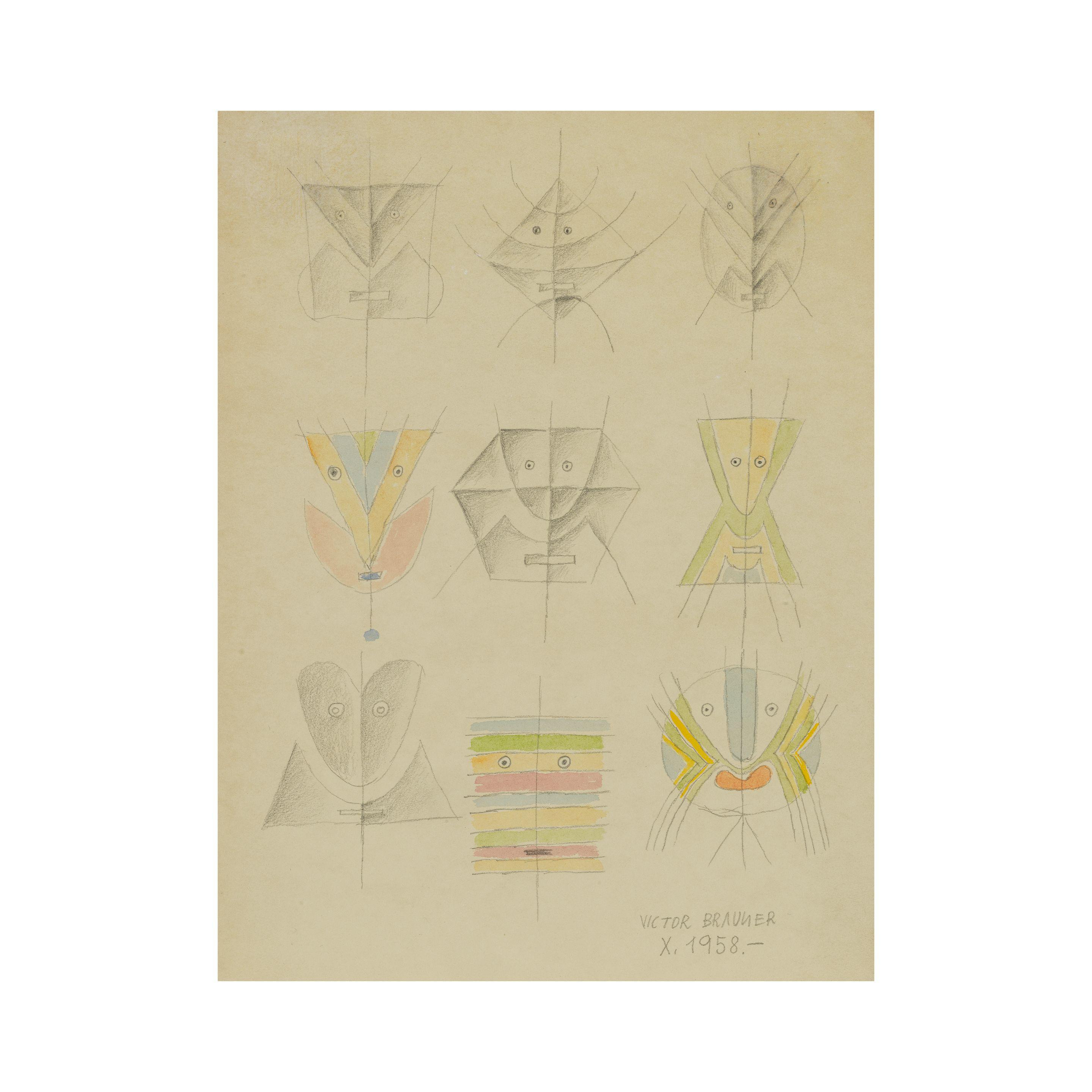 Victor Brauner - Sans titre