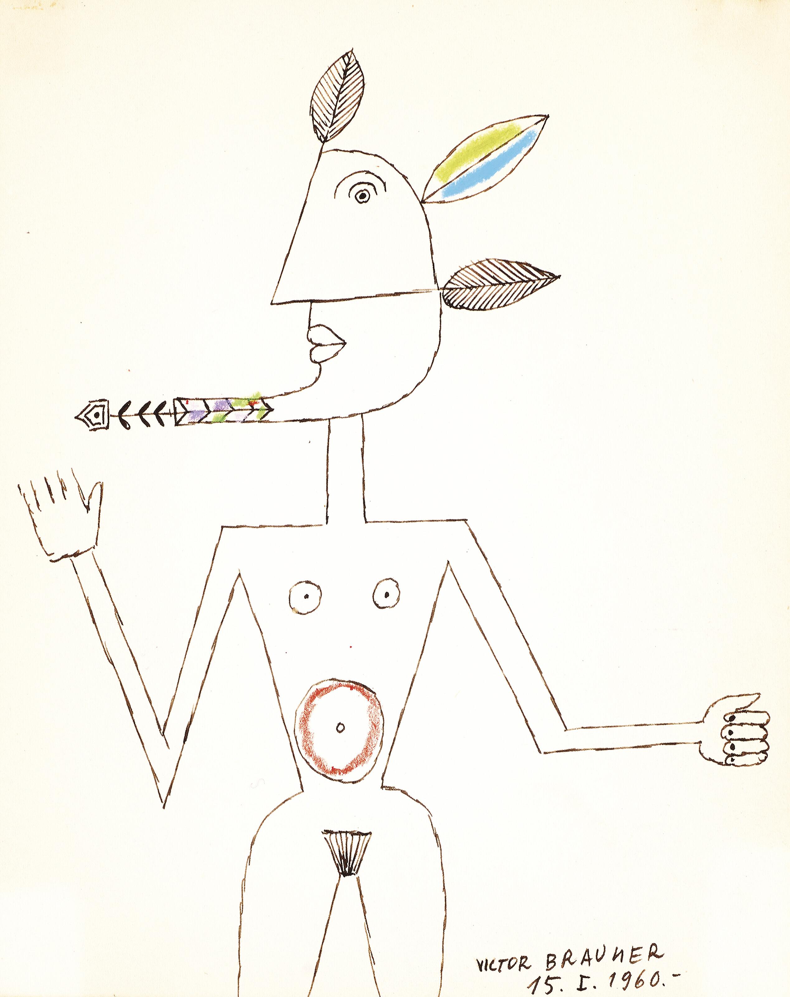 Victor Brauner - Sans titre