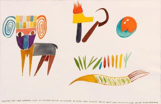 Victor Brauner - Talisman agissant pour Alexandre Iolas