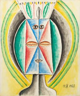 Victor Brauner - Tête de Femme Feuille ou Capitale de la plante