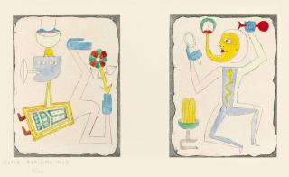 Victor Brauner - Untitled, from  Brunidor Portfolio Number 2, 1947-1952