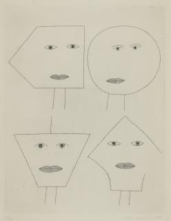 Victor Brauner - Untitled, from: Codex d\'un Visage