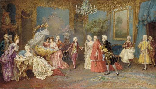 Victor Cacciarelli - The Cardinal\'s Visit