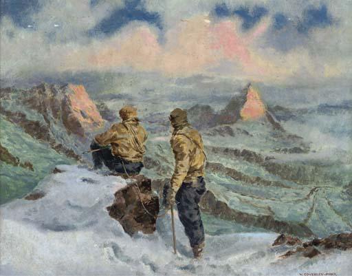 Victor Coverly-Price - The Matterhorn seen from the summit of Monte Rosa at Dawn