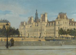 Victor Dargaud - French l\'Hôtel De Ville De Paris