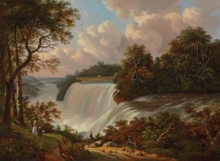 Victor De Grailly - View Atop Niagara Falls