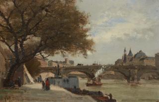 Victor de Papelen - Die Seine in Paris