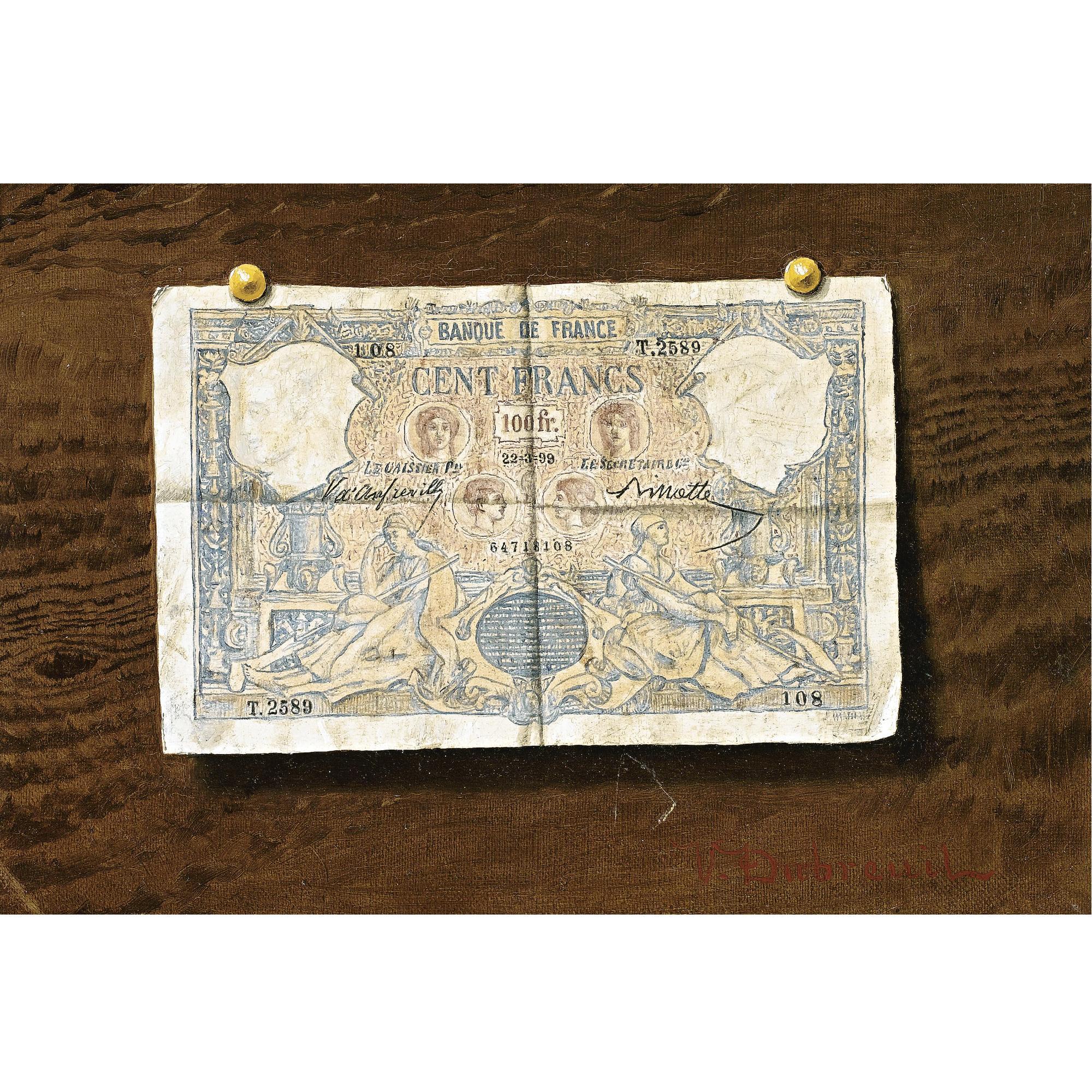 Victor Dubreuil - 100 Franc Note