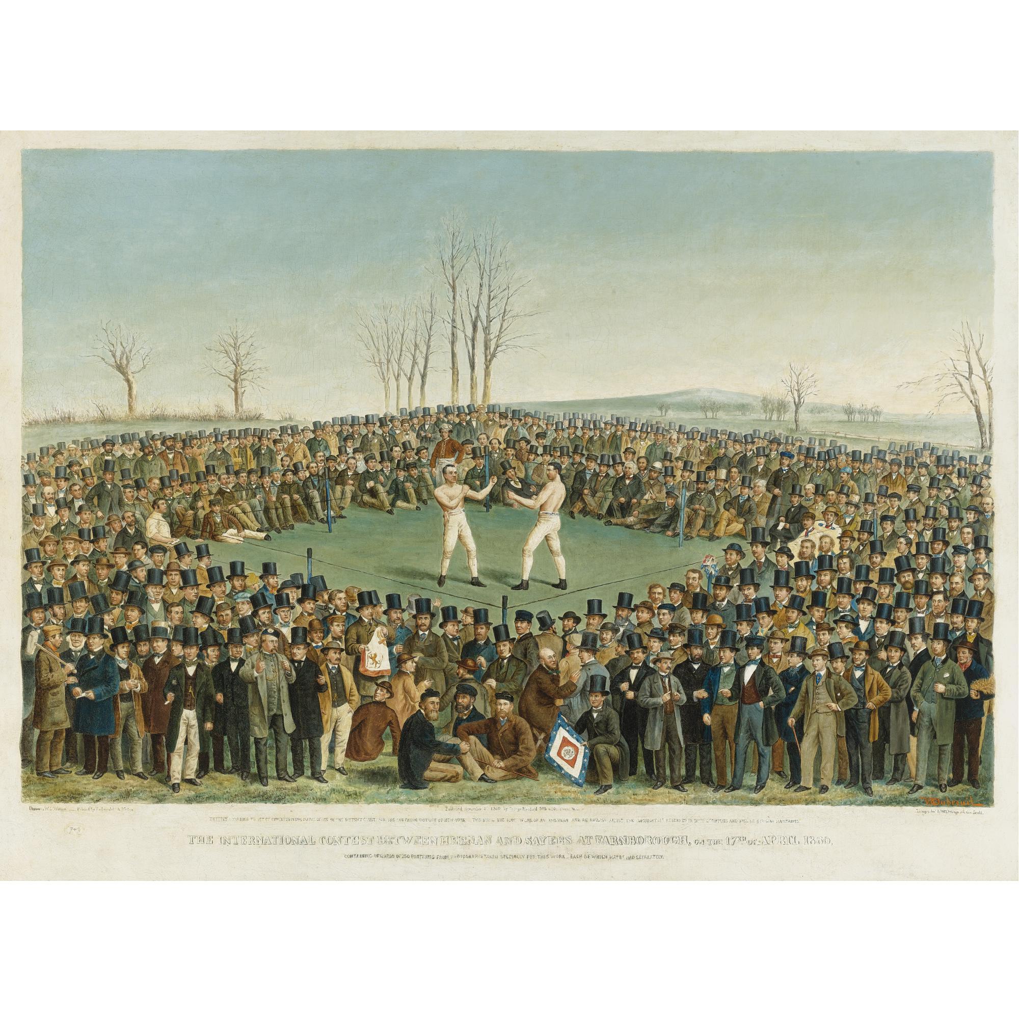 Victor Dubreuil - The International Contest Between Heenan And Sayers At Farnborough