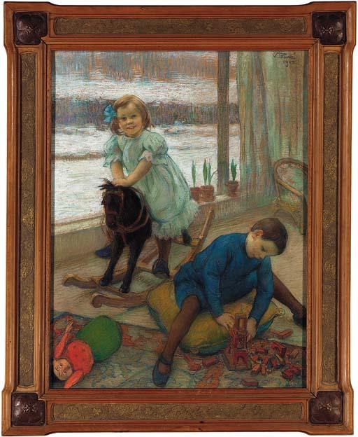Victor-Emile Prouve - Children at play