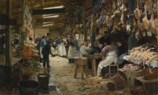 Victor Gabriel Gilbert - French le Marché Parisien