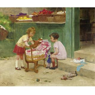 Victor Gabriel Gilbert - Nap Time