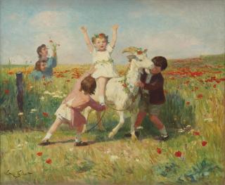 Victor Gabriel Gilbert - Playtime