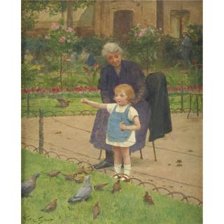 Victor Gabriel Gilbert - Time For Lunch