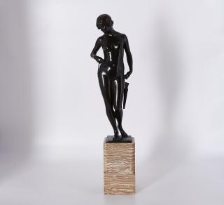 Victor Heinrich Seifert - Diana mit Pfeilen und Köcher.