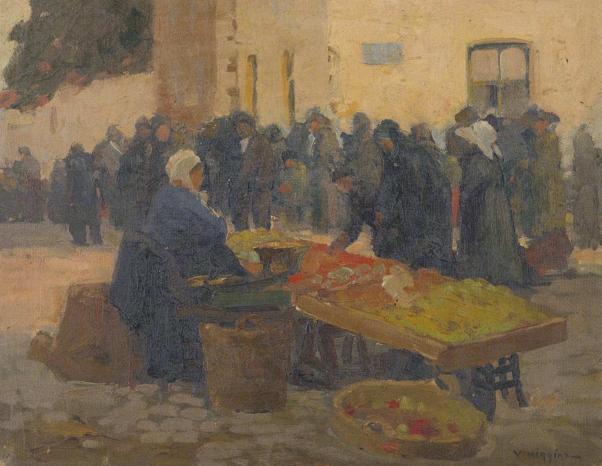 Victor Higgins - Belgian Marketplace