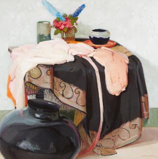 Victor Higgins - Pink and Black (Still Life)