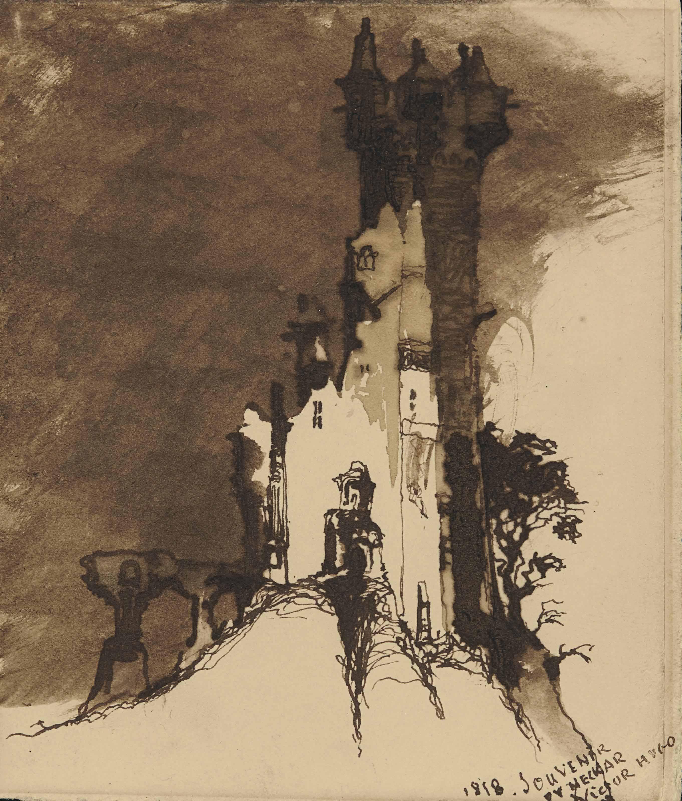 Victor Hugo - Burg: Souvenir Du Neckar