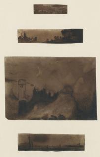 Victor Hugo - Quatres Paysages: Paysage Nocturne; Et Paysage À L\'Orée D\'Un Bois; Et Paysage Sur Une Colline; Et Village Au Loin Dans Une Plaine