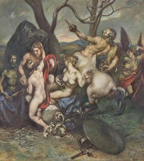 Victor Hume Moody - The preparation for the Contest of Beauty