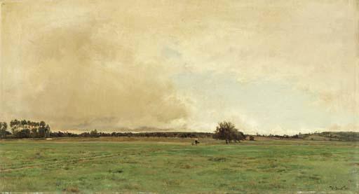 Victor-Jean-Baptiste-Barthelemy Binet - An expansive meadow