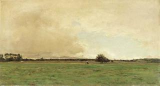 Victor-Jean-Baptiste-Barthelemy Binet - An expansive meadow