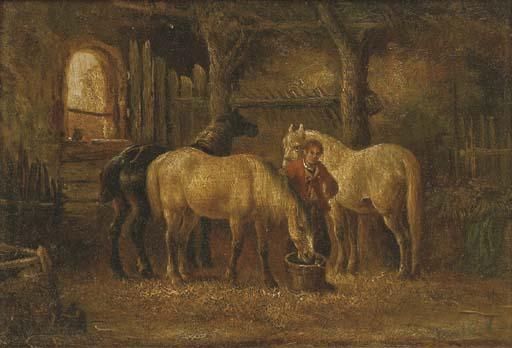 Victor Jean Baptiste Barthelemy Binet - L\'Ecurie