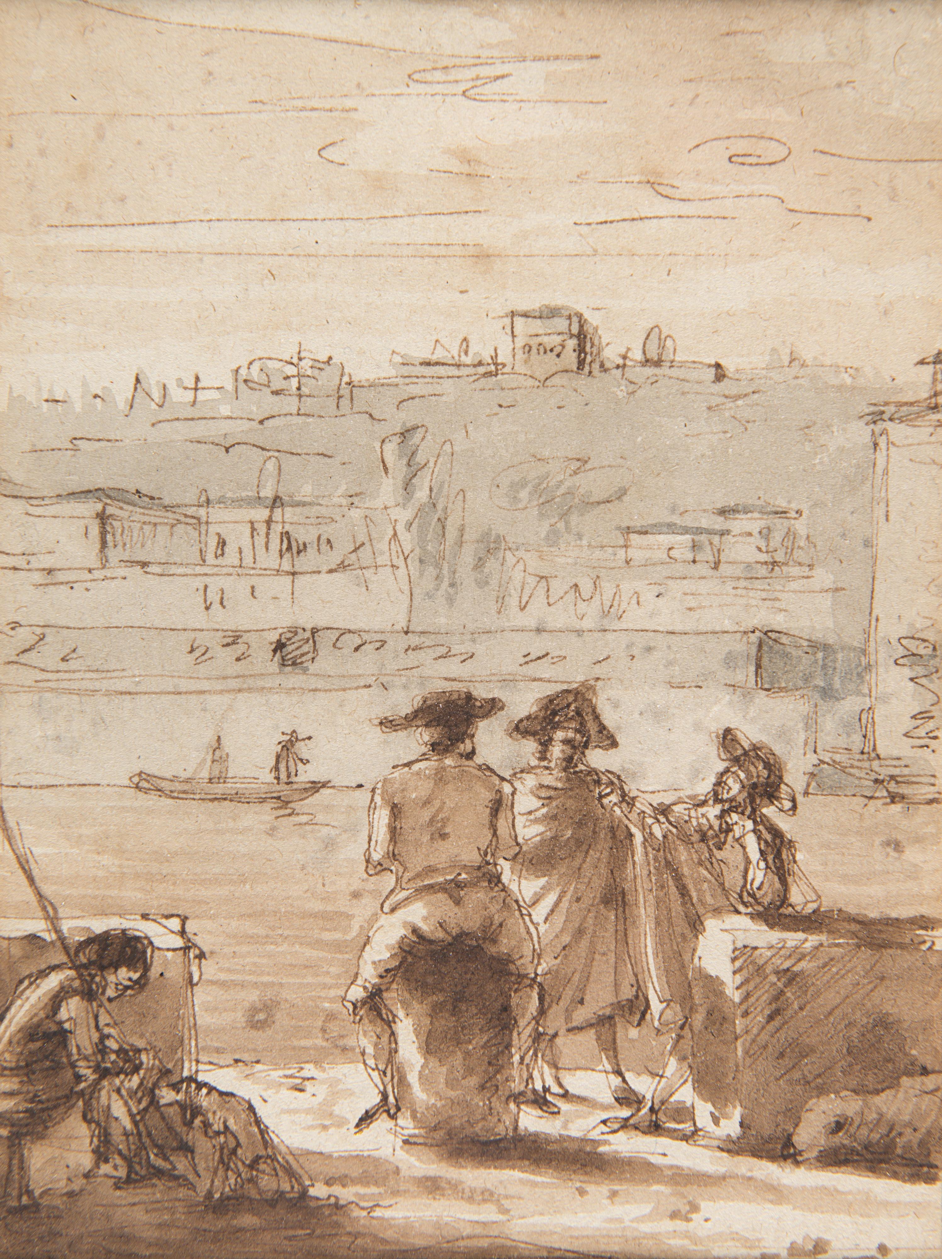 Victor Jean Nicolle - Scena costiera