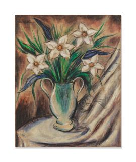 Víctor Manuel - Flores blancas 19 5/8 x 15 9/16 in (49.8 x 39.5 cm)