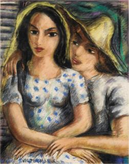 VíCtor Manuel - Two Figures (Man And Woman)