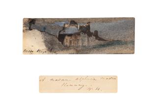 Victor-Marie Hugo - A landscape by night | Paysage de nuit