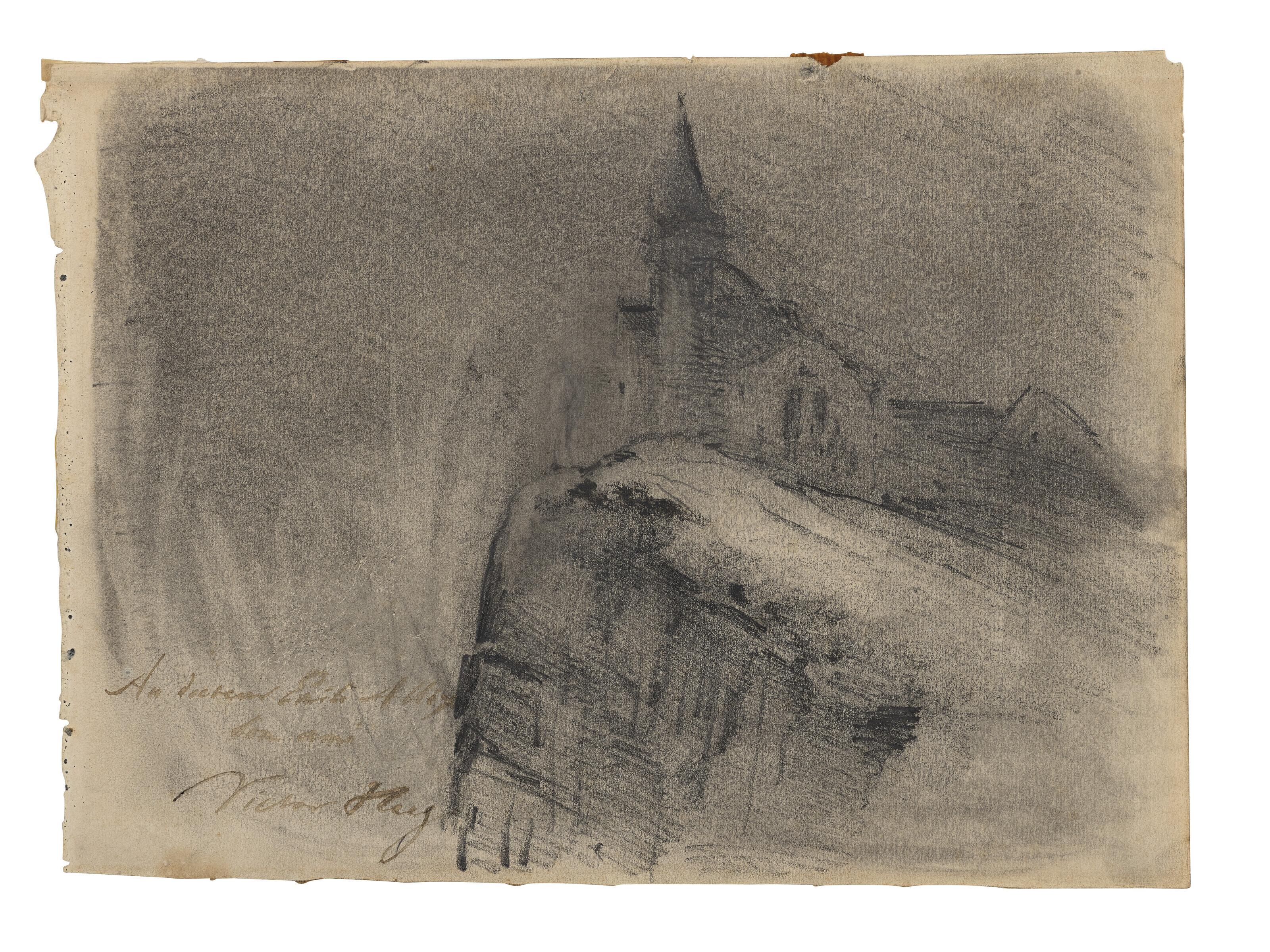 Victor-Marie Hugo - Église Sur Un Promontoire Rocheux