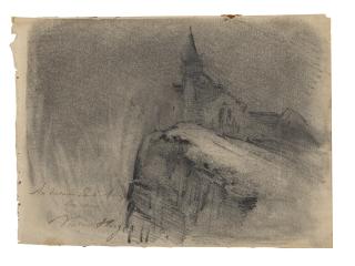 Victor-Marie Hugo - Église Sur Un Promontoire Rocheux