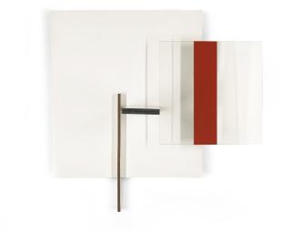 Victor Pasmore, R.A. - Abstract In White, Black And Ochre