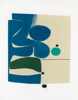 Victor Pasmore R.A. - Blue Movements and Green