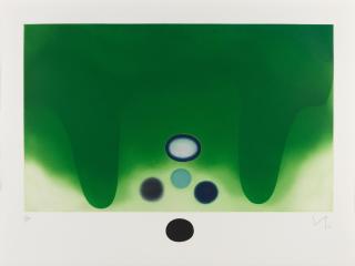 Victor Pasmore R.A. - Green Darkness
