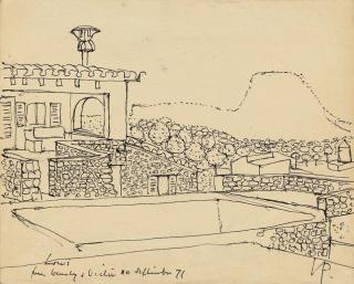 Victor Pasmore, R.A. - Hills above Palma