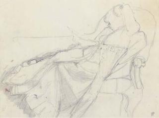 Victor Pasmore, R.A. - Study For Interior With Reclining Woman