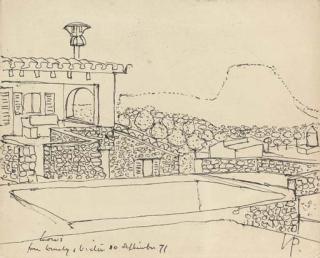 Victor Pasmore, R.A. - The Hills Above Palma