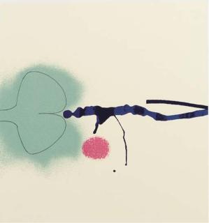 Victor Pasmore - Senza Titolo (Violet and Turquoise) (Lynton G47)